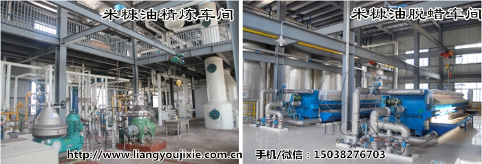 米糠油精煉脫蠟車(chē)間