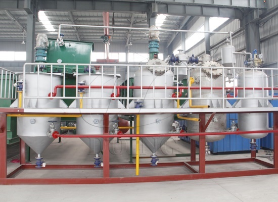 小型菜籽油精煉設(shè)備工藝流程介紹