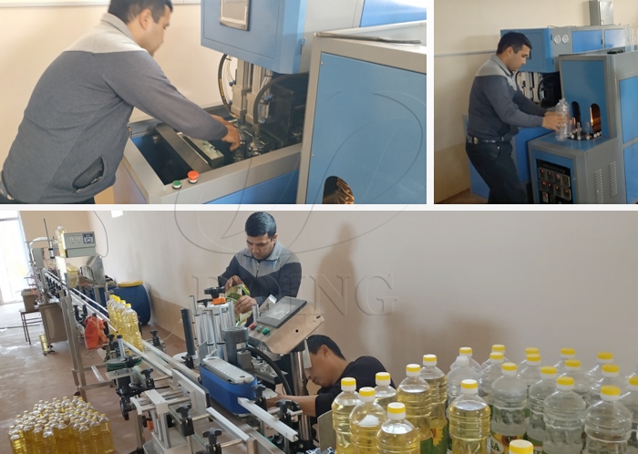 葵花籽油灌裝生產(chǎn)線