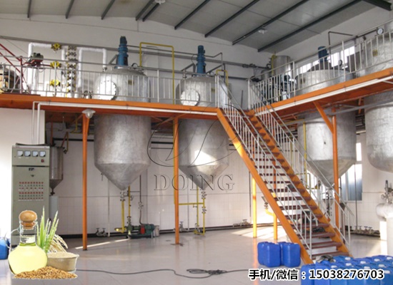 米糠油精煉設(shè)備及米糠油精煉工藝流程介紹