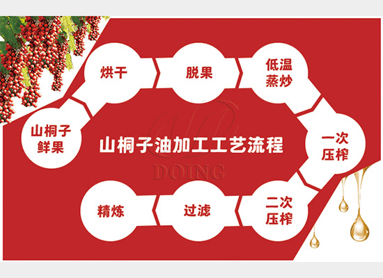 配置油脂設備壓榨山桐子油，利潤多多