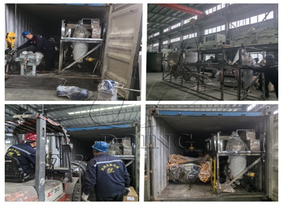 順利啟程,1噸/天棕櫚仁油精煉設(shè)備發(fā)往尼日利亞!