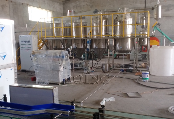 小型食用油精煉設備