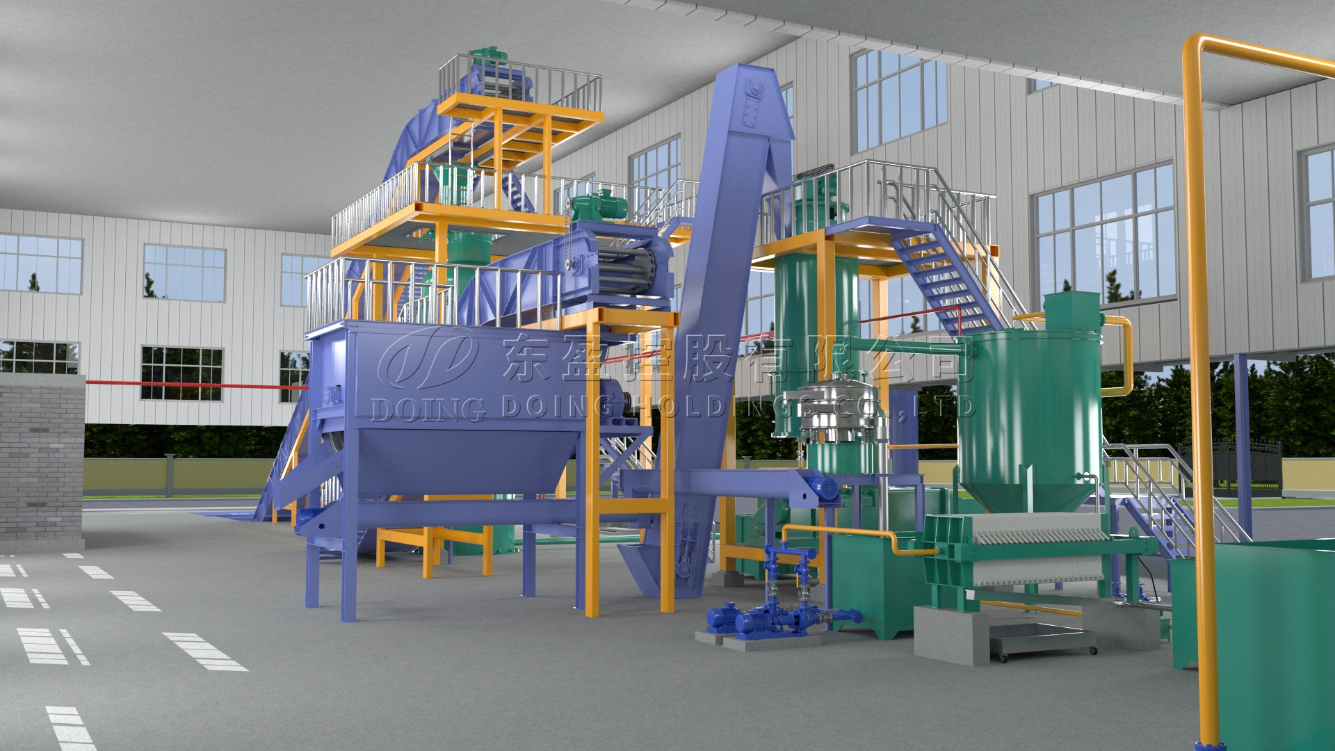 棕櫚油生產(chǎn)車間