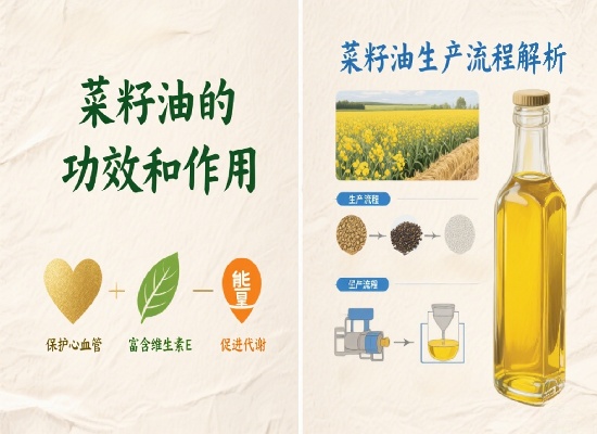 菜籽油的功效和作用