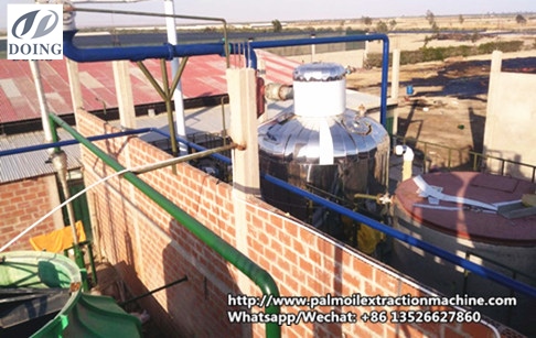 秘魯20噸橄欖油精煉設(shè)備成功安裝并運行