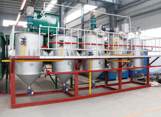小型食用油精煉設(shè)備及原理