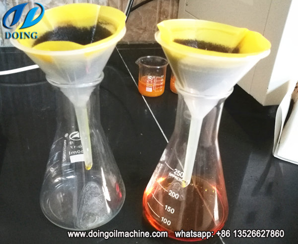 精煉過程中的棕櫚油