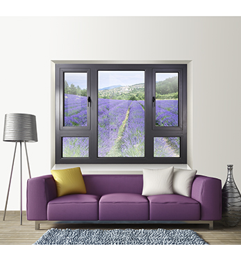 P6300型D系列外平開窗_陜西金剛紗窗價格_西安斷橋窗定制